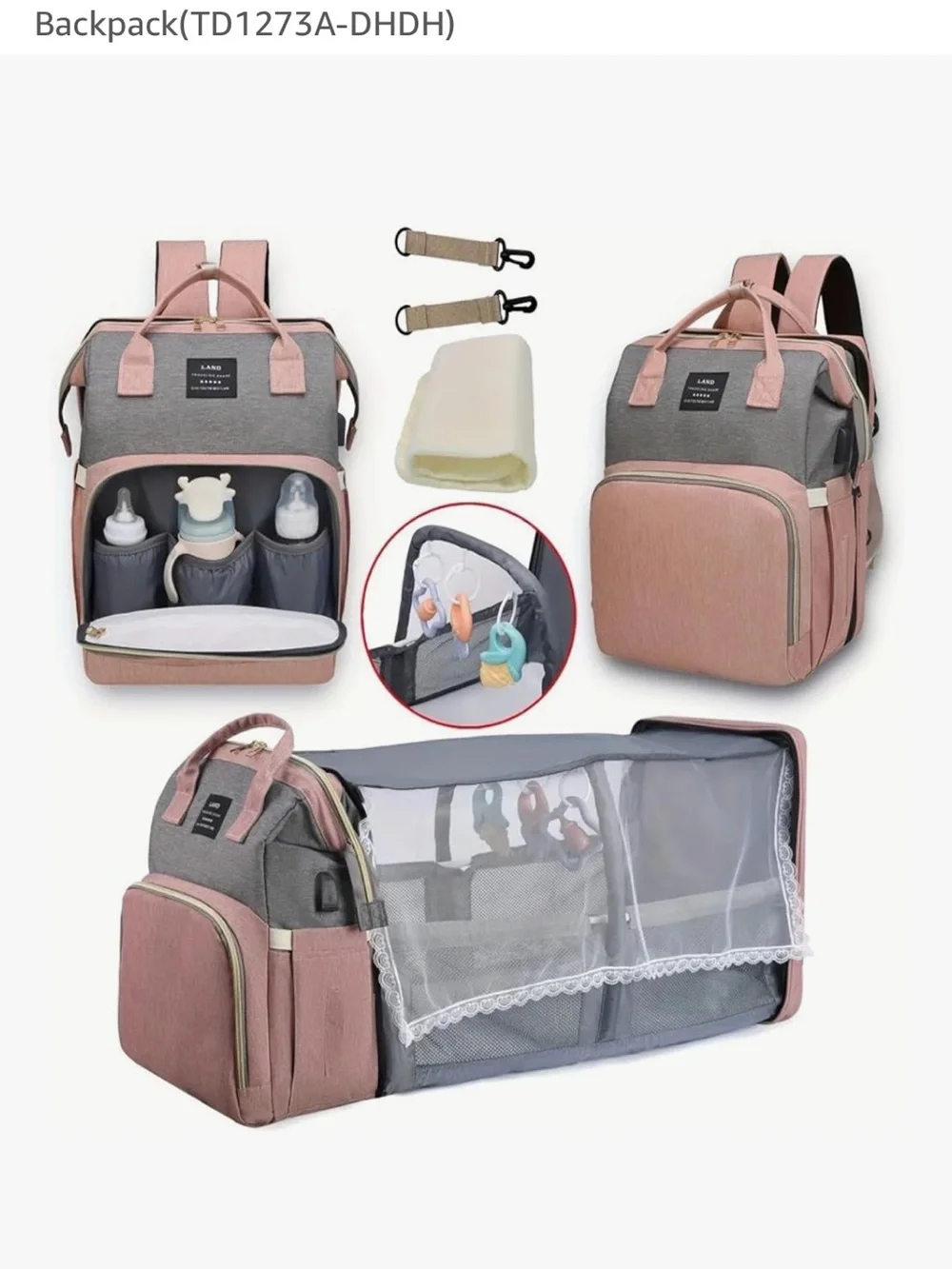 NEW diaper bag and changing pad bundle